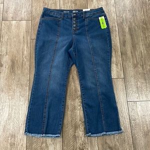 Style & Co. Blue Denim Crop Pants